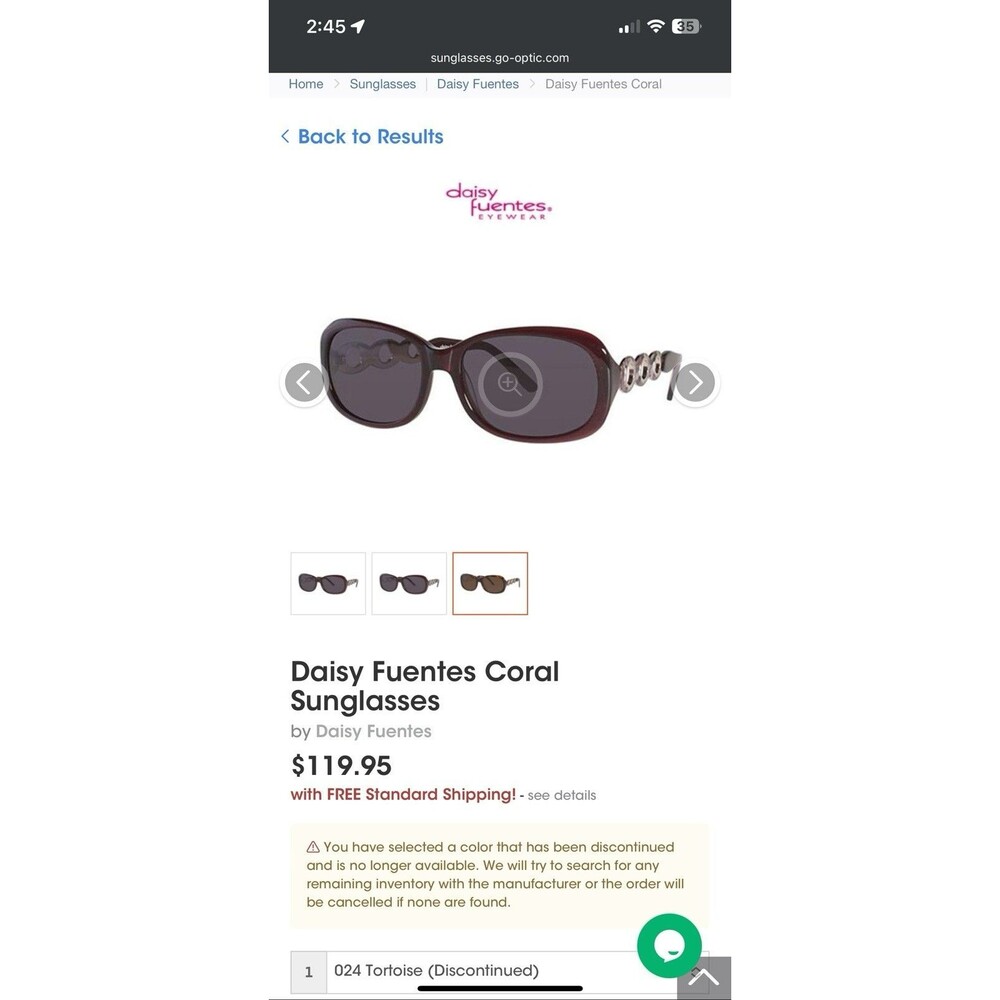 NWT Sol Daisy Fuentes Womens Rxable Sunglasses Burgundy - Picture 7 of 7